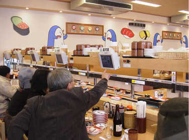 カウンターの賑わい カウンターの賑わい